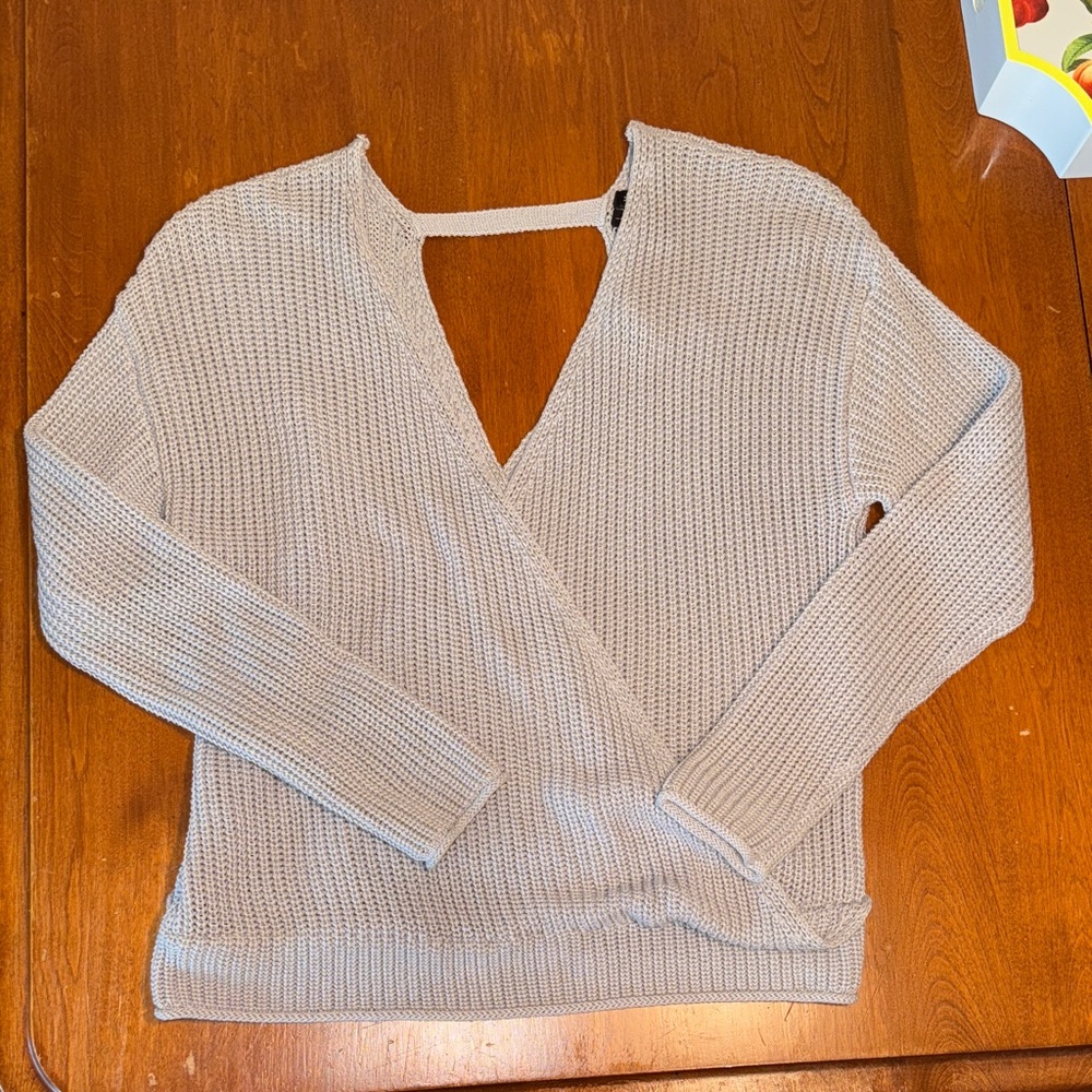 Gray Moon and Madison Sweater